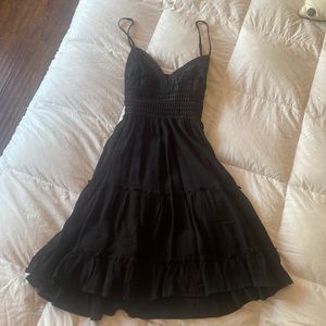 Black summer dress